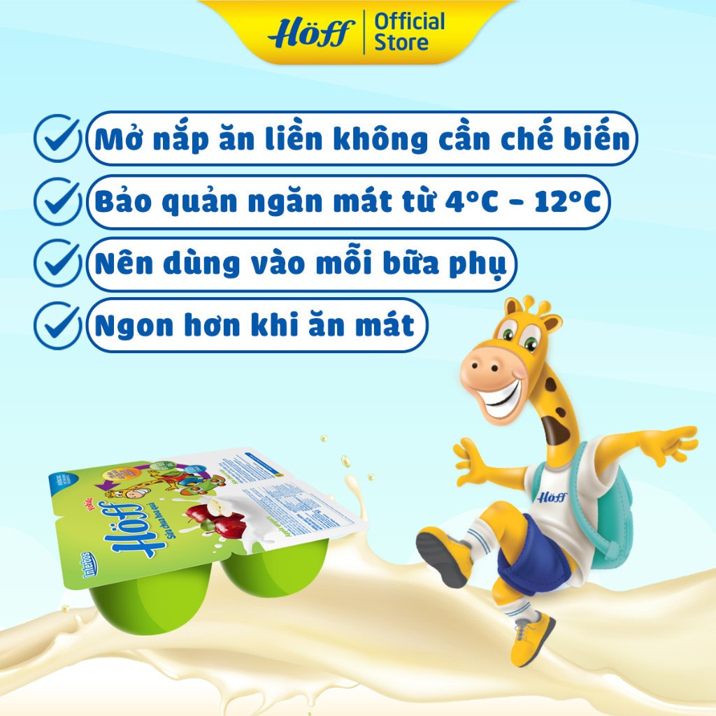 HOFF - 6M+SỮA CHUA CÓ ĐƯỜNG