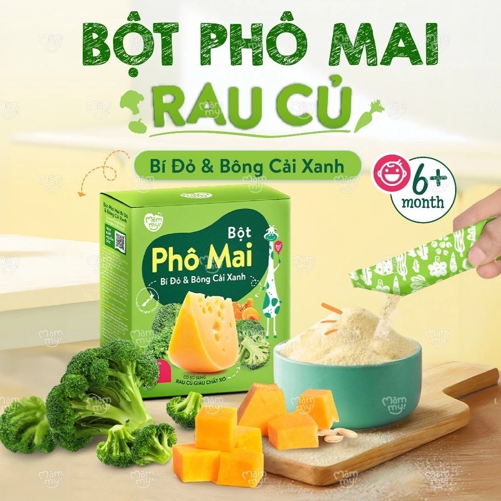 MAMMY - 6M+BỘT PHÔ MAI RẮC CƠM CHÁO