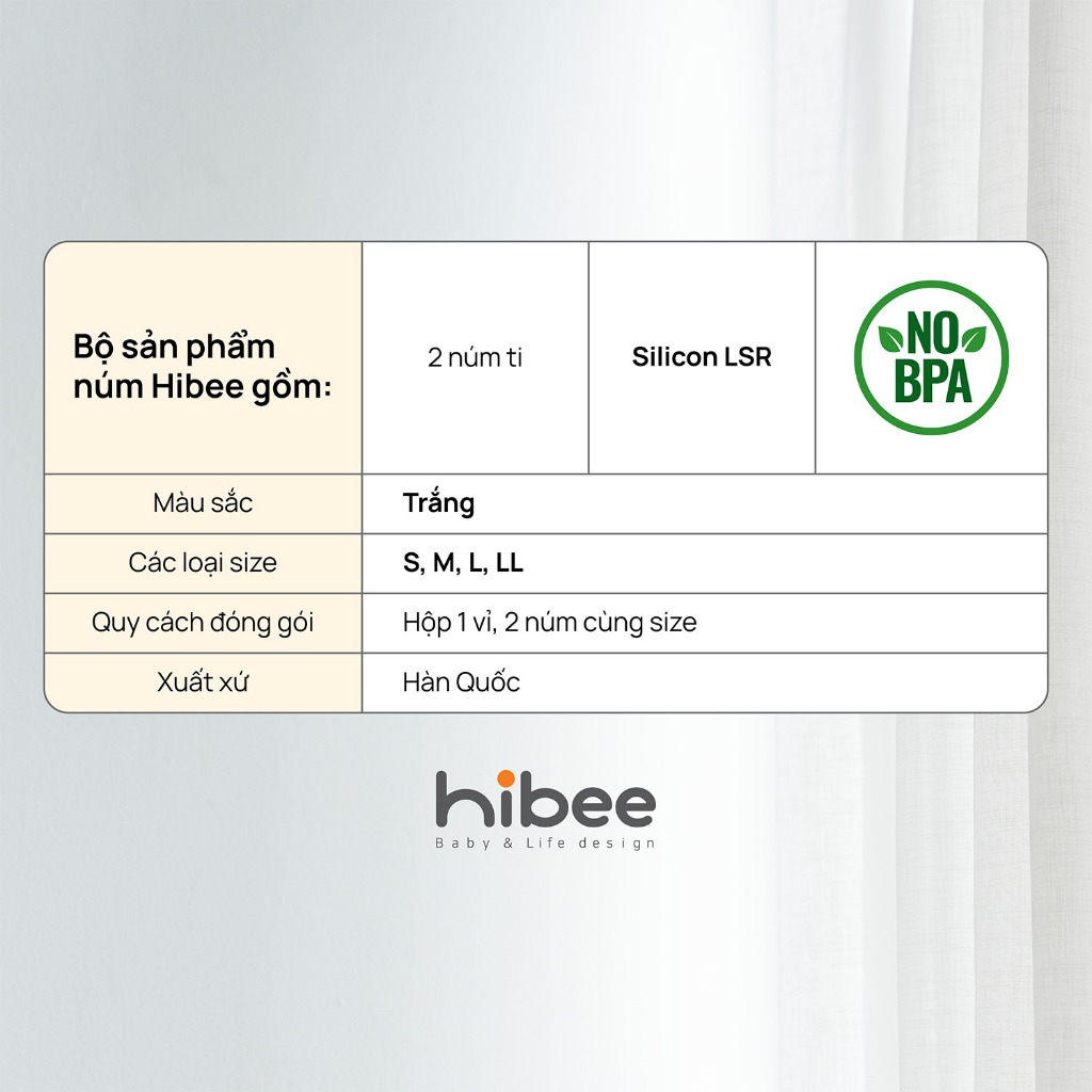 HIBEE - NÚM TI SILICONE
