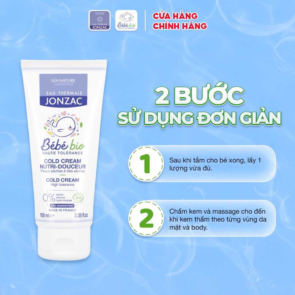 JONZAC - KEM DƯỠNG DA HỮU CƠ