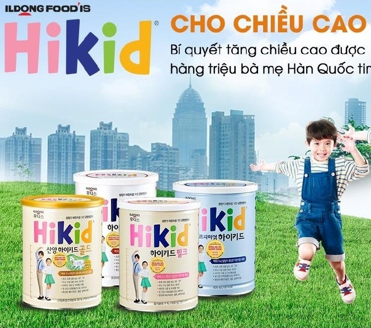 HIKID - 1Y+SỮA BỘT TĂNG CHIỀU CAO