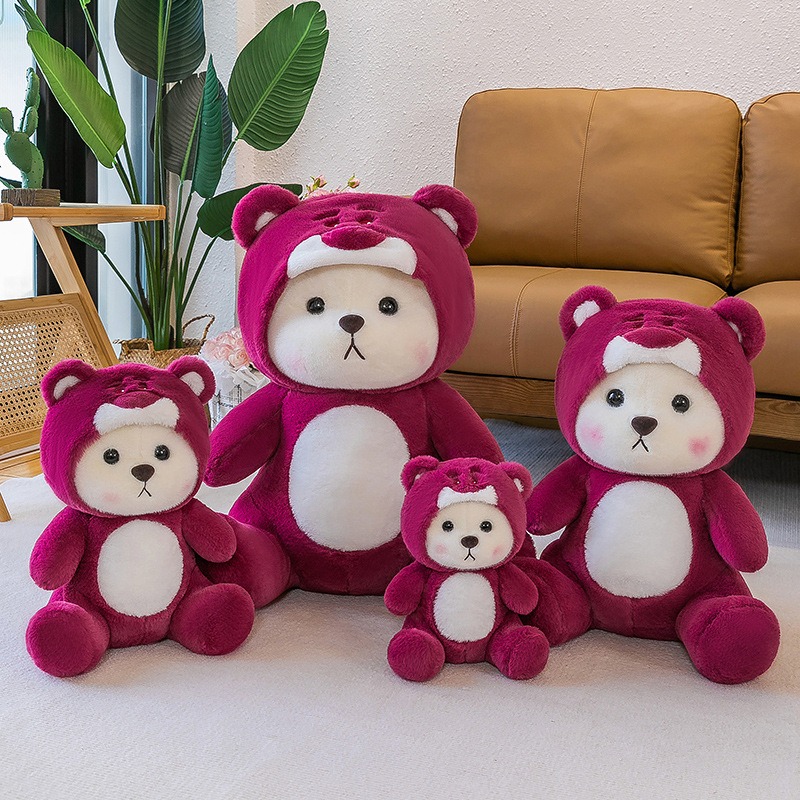 MERU - GẤU BÔNG GẤU DÂU ĐỎ LENA LOTSO