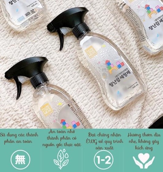 NATURE LOVE MERE - XỊT SÁT KHUẨN ĐỒ CHƠI BỀ MẶT