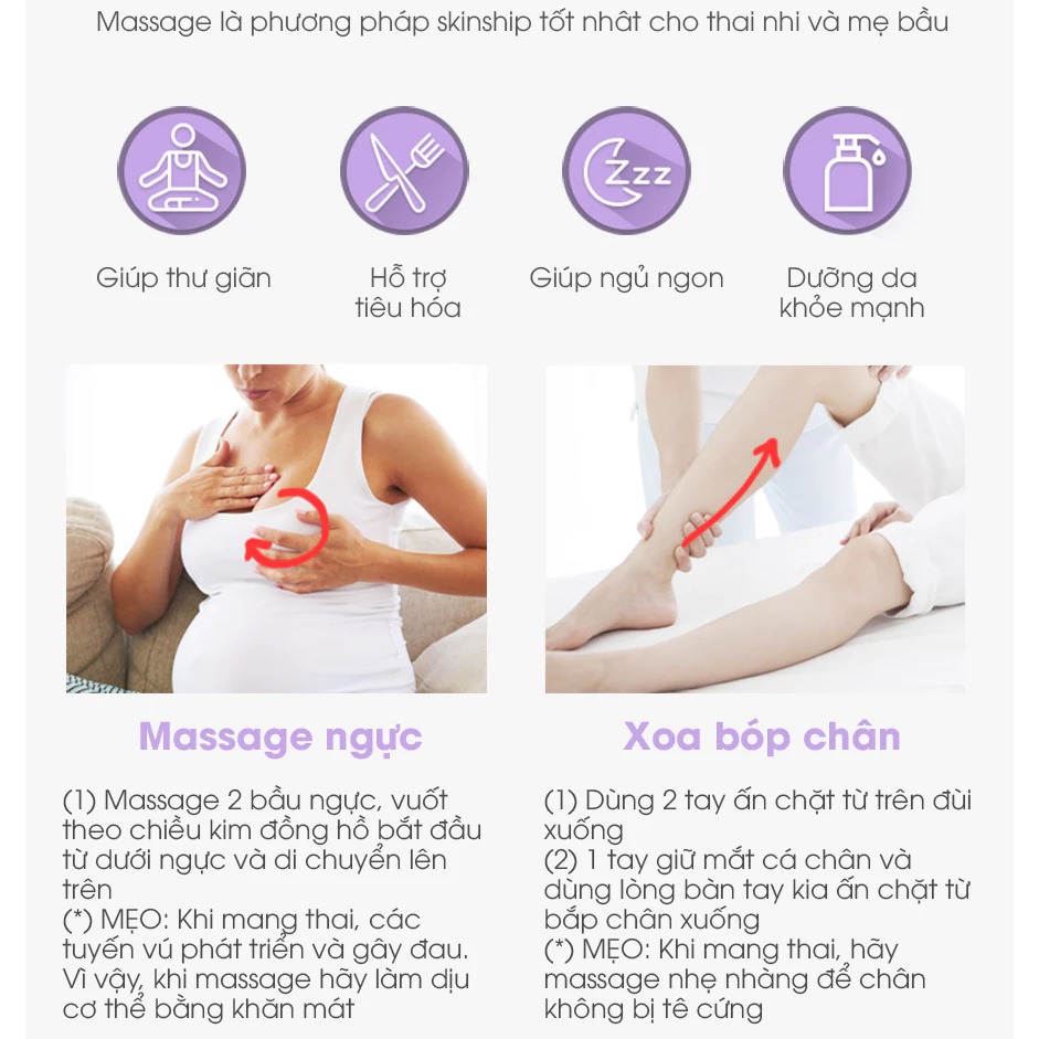 ATONO - DẦU MASSAGE CHO TRẺ SƠ SINH & MẸ BẦU THUẦN CHAY RELAXING AROMA OIL