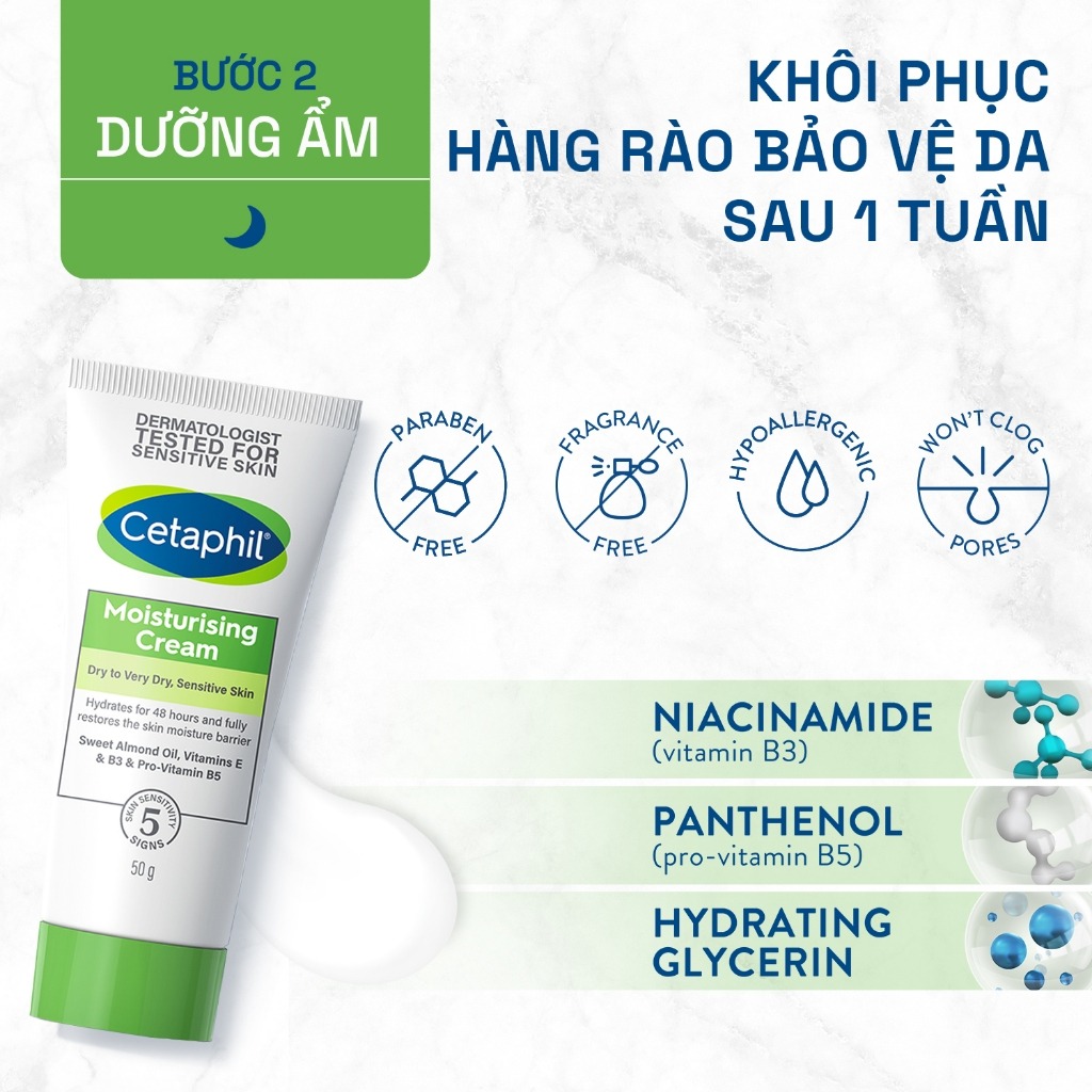 CETAPHIL - KEM DƯỠNG ẨM MOISTURISING CREAM