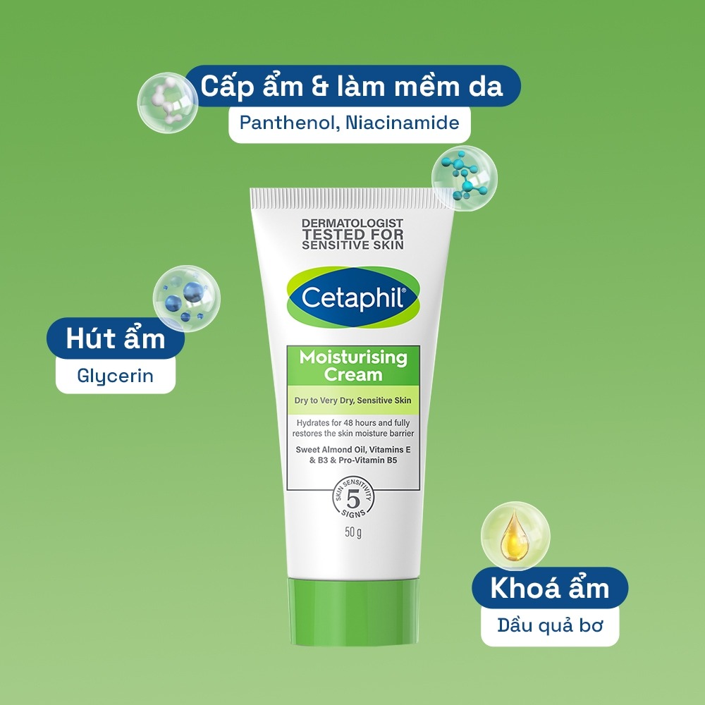 CETAPHIL - KEM DƯỠNG ẨM MOISTURISING CREAM