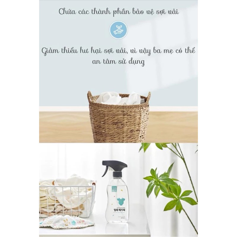 NATURE LOVE MERE - XỊT TẨY Ố VẾT BẨN QUẦN ÁO YẾM