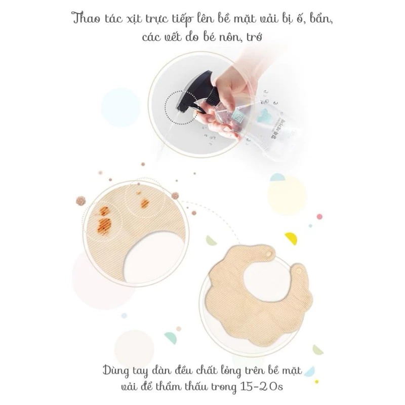 NATURE LOVE MERE - XỊT TẨY Ố VẾT BẨN QUẦN ÁO YẾM