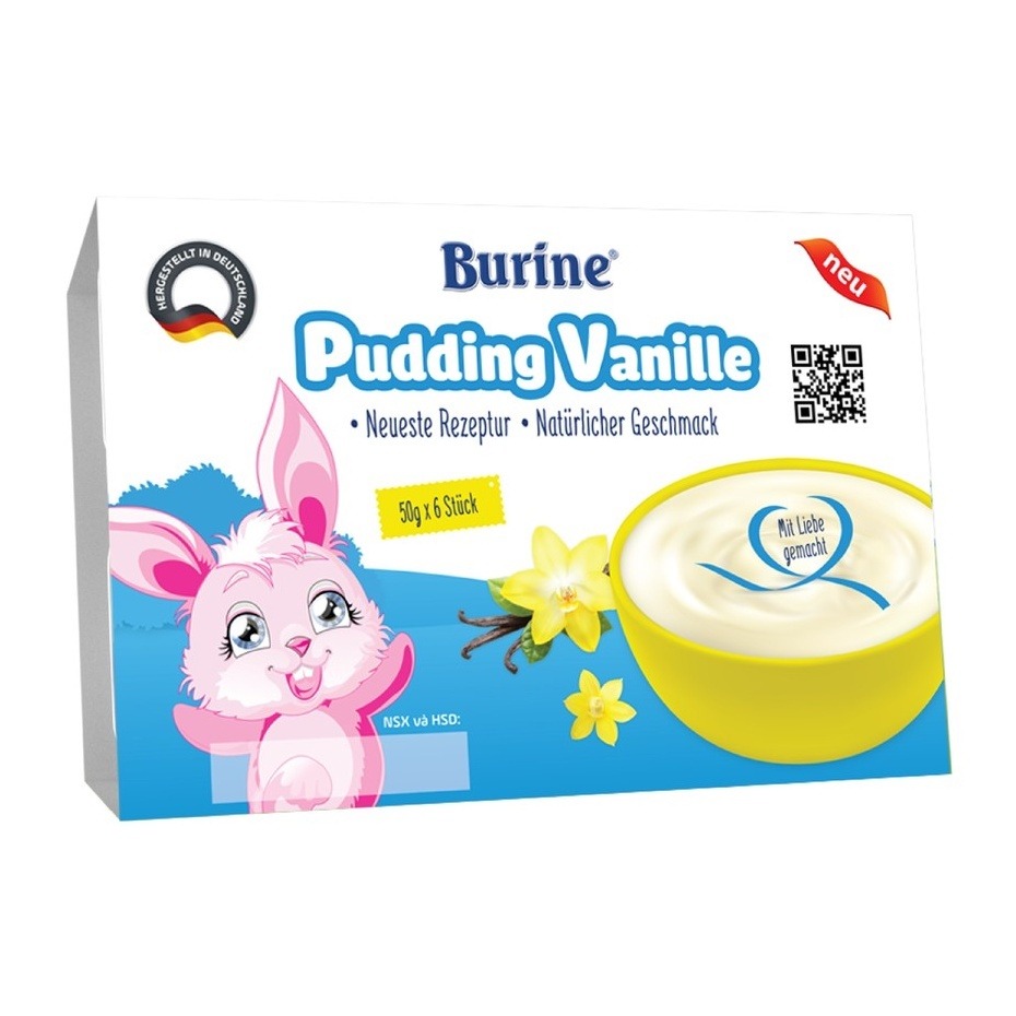 BURINE - 6M+CHÁO SỮA & PUDDING