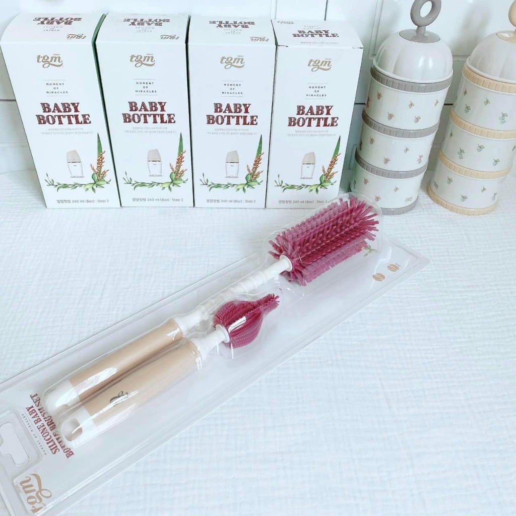 TGM - SET 2 CỌ BÌNH SILICONE
