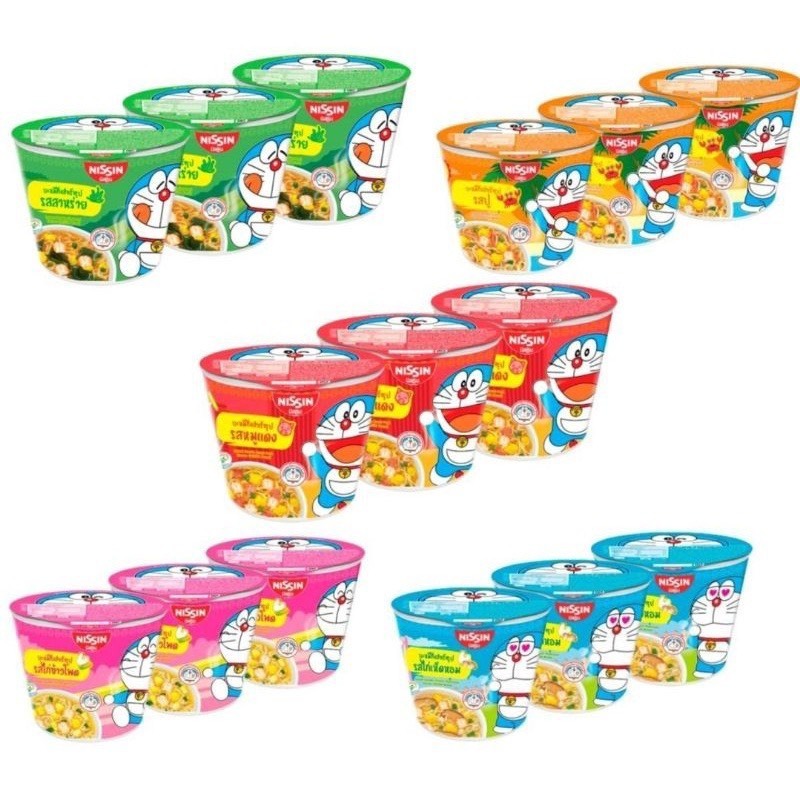 NISSIN - 1Y+MÌ TÔM DOREMON