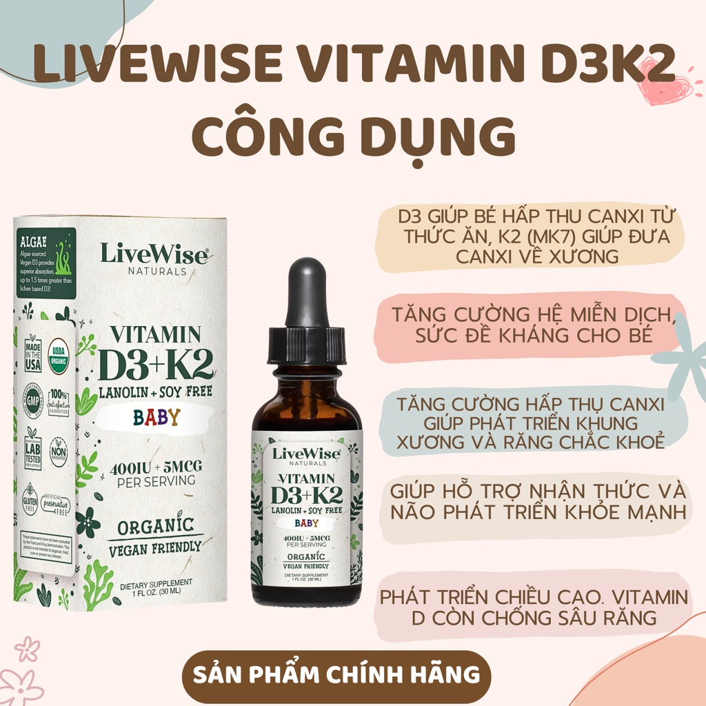 LIVEWISE - VITAMIN HỮU CƠ
