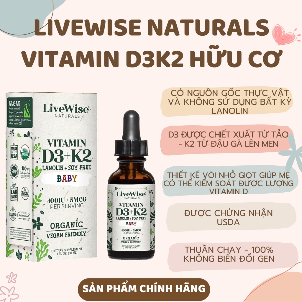 LIVEWISE - VITAMIN HỮU CƠ