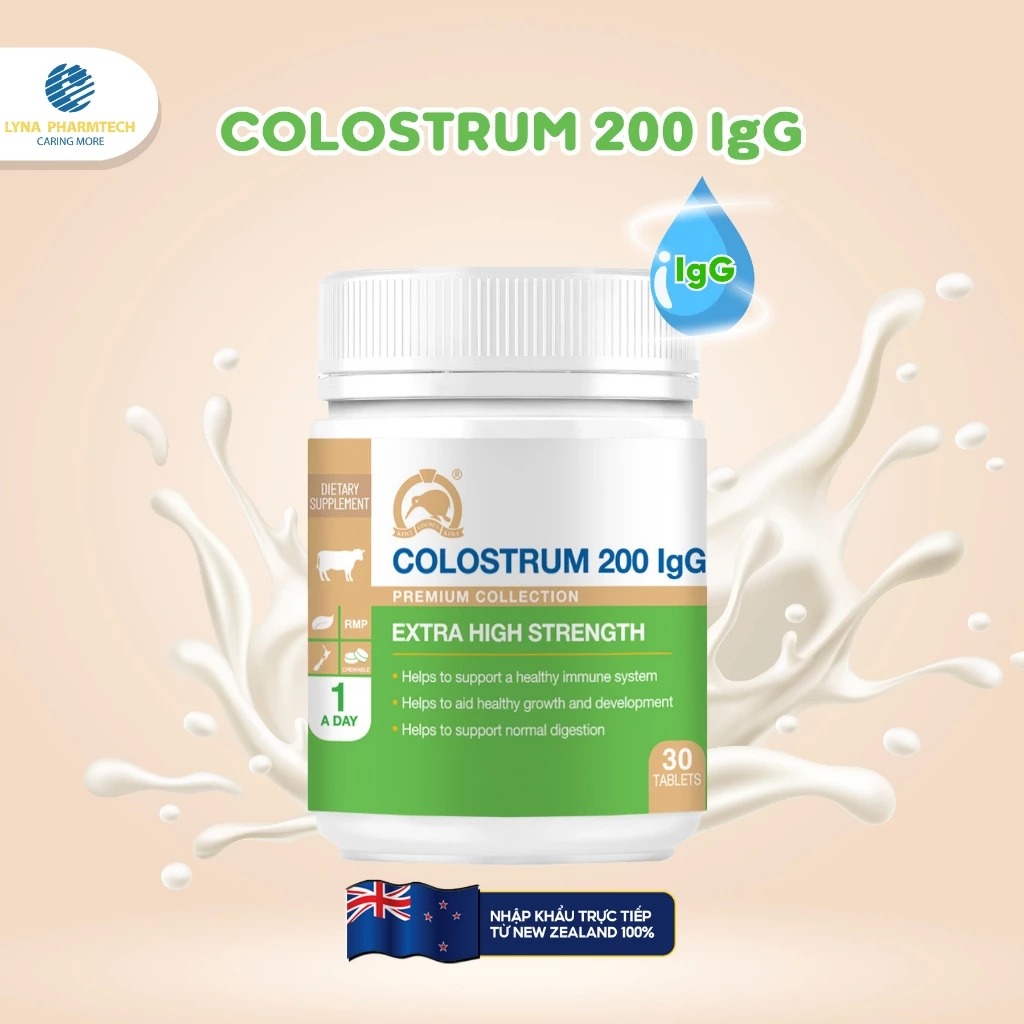 KIWI GOLDEN - 5Y+SỮA NON COLOSTRUM 200 IGG