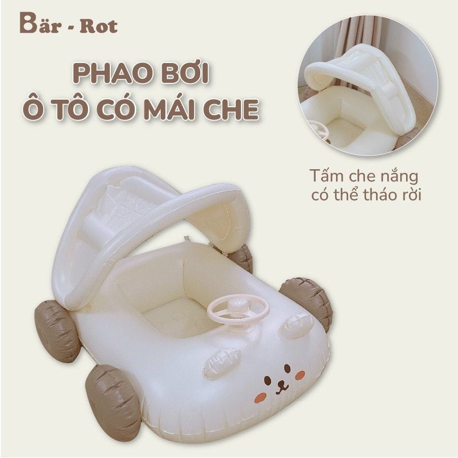 BARROT - PHAO BƠI Ô TÔ CÓ MÁI CHE