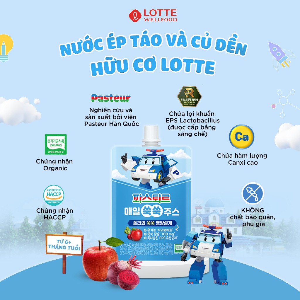 LOTTE - 6M+NƯỚC DINH DƯỠNG SÂM ROBOT