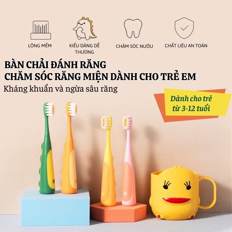 AK - SET 2 BÀN CHẢI KHỦNG LONG