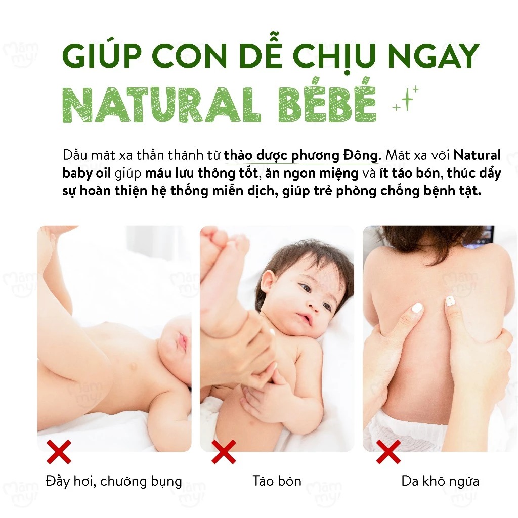 MAMMY - DẦU MÁT XA GIẢM CHƯỚNG BỤNG