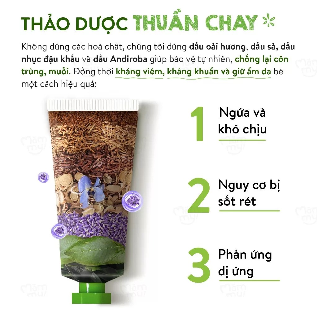 MAMMY - KEM BÔI CHỐNG MUỖI & CÔN TRÙNG