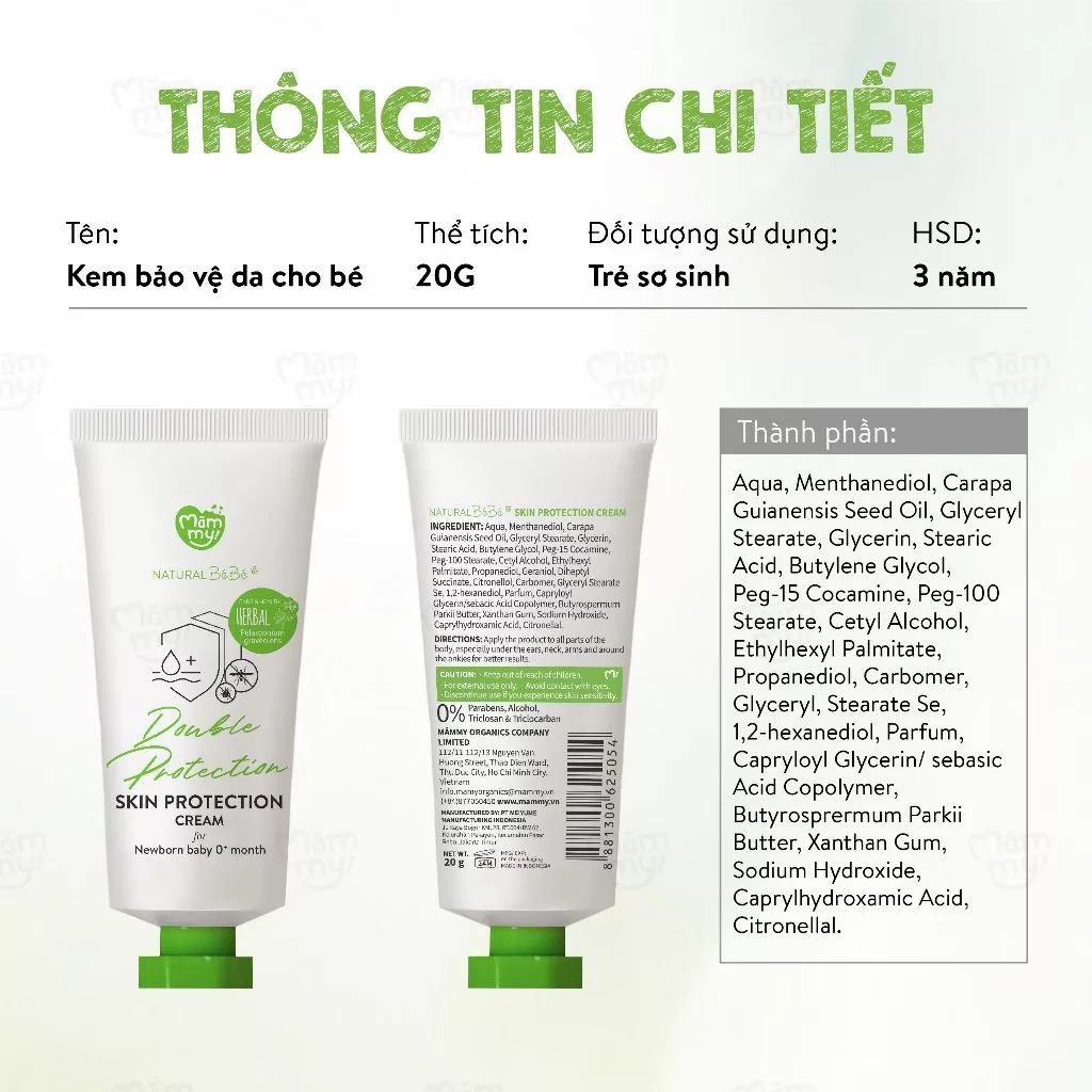 MAMMY - KEM BÔI CHỐNG MUỖI & CÔN TRÙNG