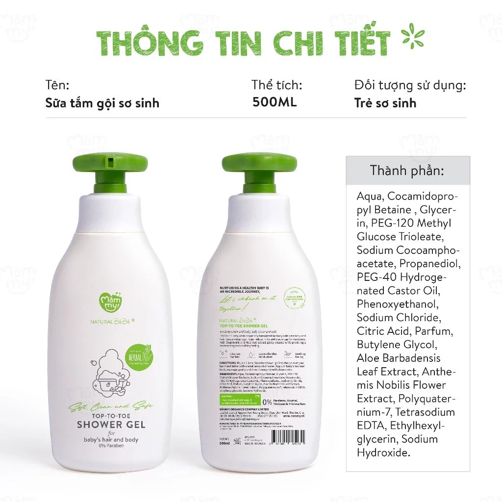 MAMMY - SỮA TẮM GỘI TOÀN THÂN