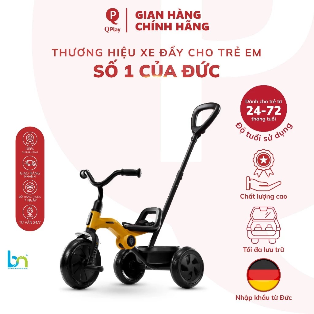 QPLAY - XE ĐẨY 3 BÁNH ANT PLUS TRIKE