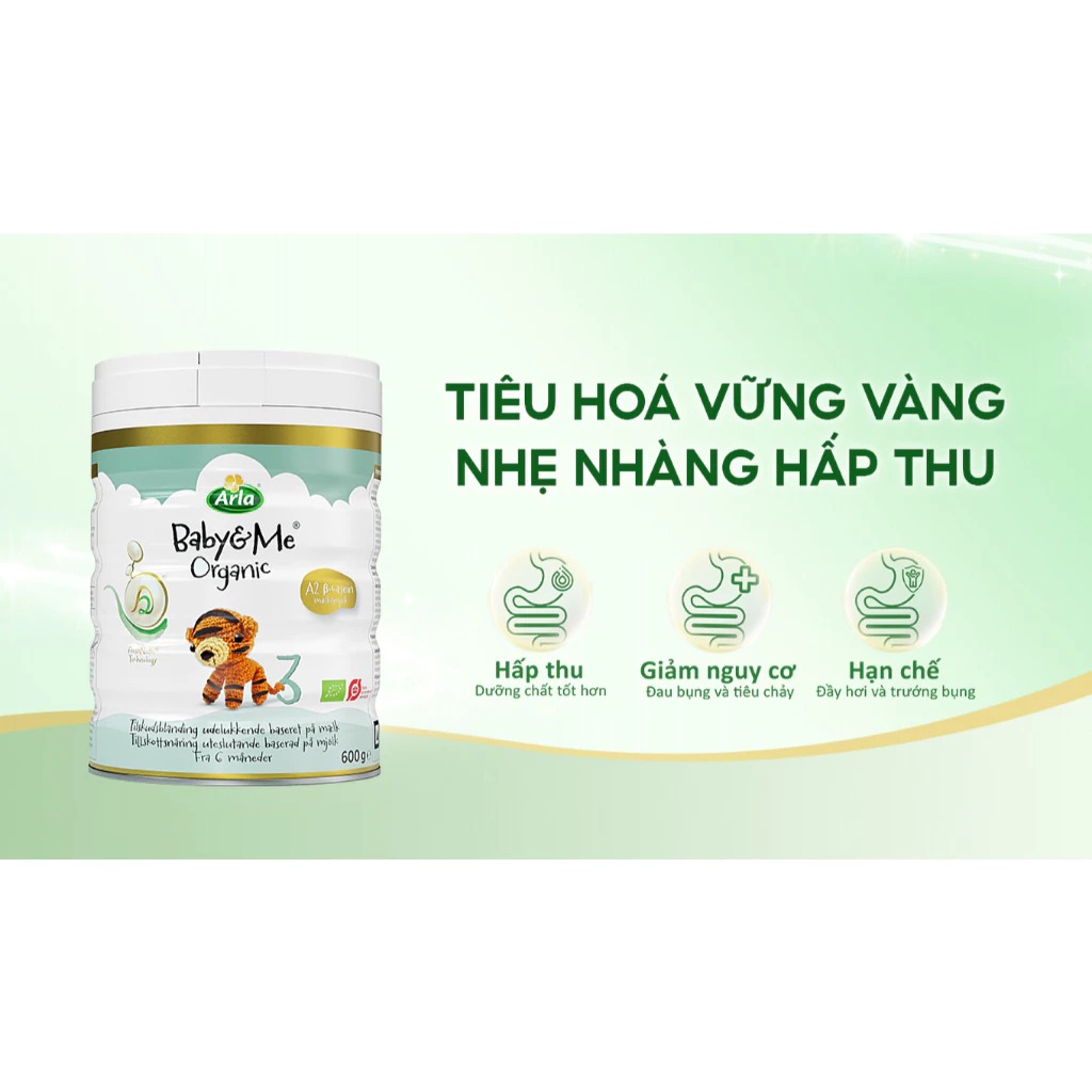 ARLA - SỮA BỘT ORGANIC A2 BABY&ME