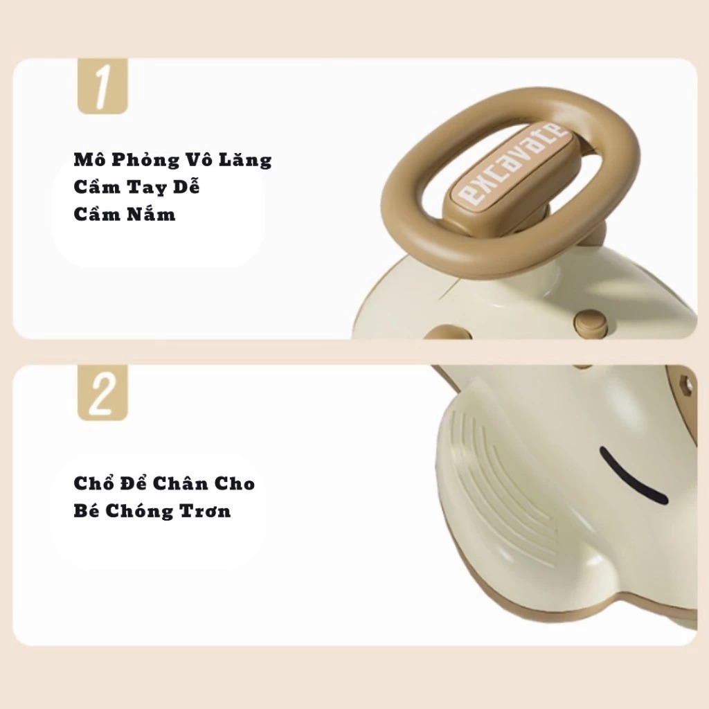 XLS - XE LẮC CẦN CẨU 2 IN 1