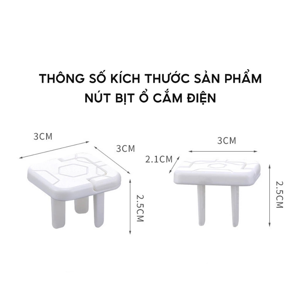 JOS - NÚT BỊT Ổ ĐIỆN CHỐNG GIẬT