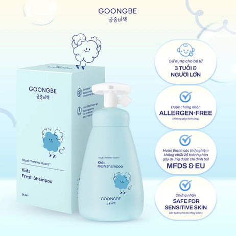 GOONGBE - 3Y+DẦU GỘI KIDS FRESH SHAMPOO