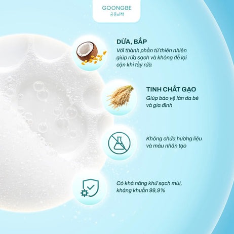 GOONGBE - NƯỚC RỬA BÌNH BABY BOTTLE & DISH CLEANSER