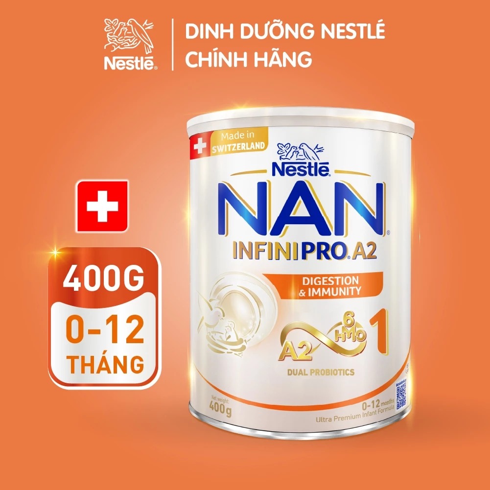 NESTLE - SỮA NAN INFINI PRO A2 THỤY SĨ 6HMO