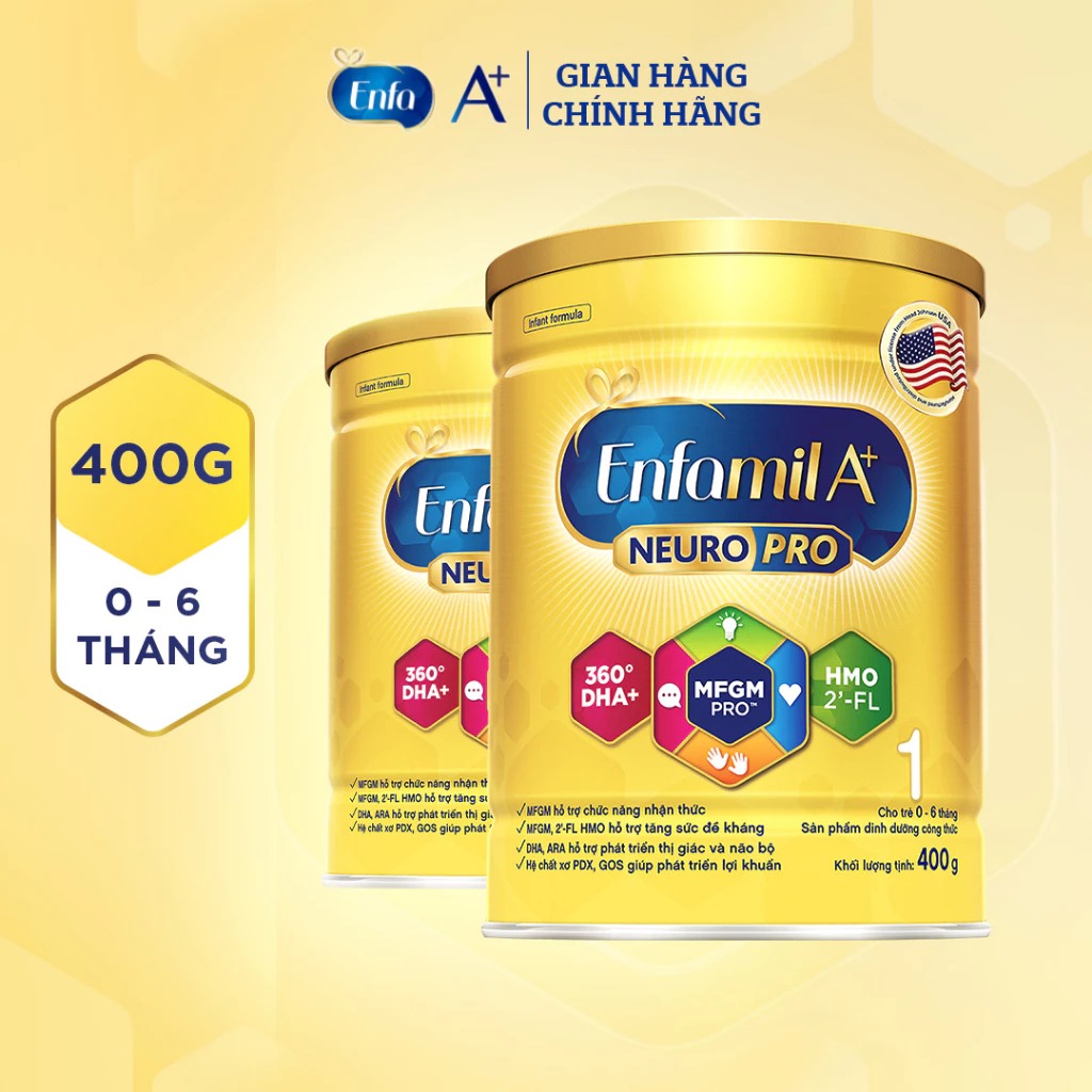 ENFA A+ - SỮA BỘT NEUROPRO FL HMO