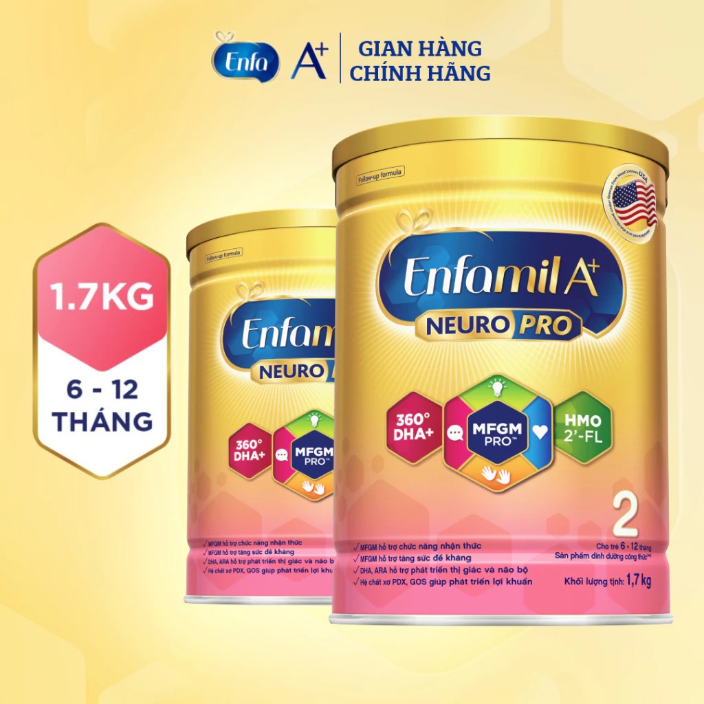 ENFA A+ - SỮA BỘT NEUROPRO FL HMO