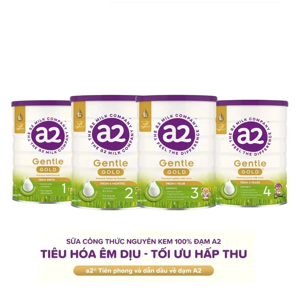 A2 - SỮA BỘT GENTLE GOLD ĐẠM A2