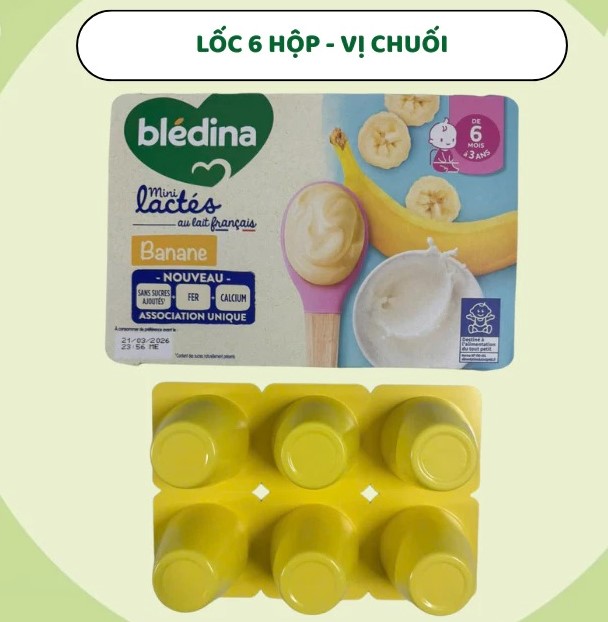 BLEDINA - SỮA CHUA MINI LACTES MẪU MỚI
