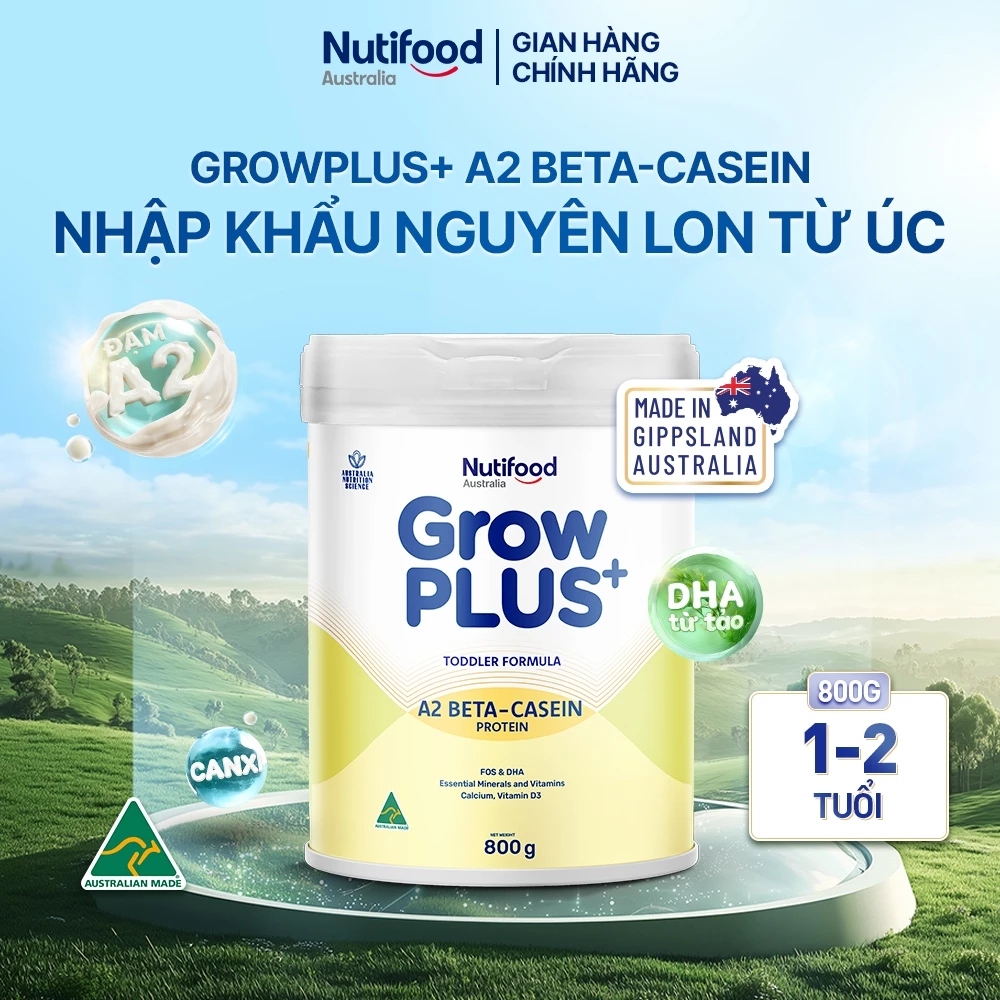 NUTIFOOD - SỮA BỘT GROW PLUS ĐẠM A2