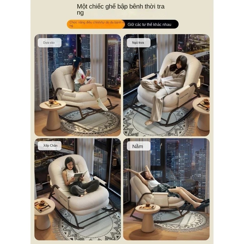 PH - GHẾ TỰA ĐƠN BẬP BÊNH THƯ GIÃN