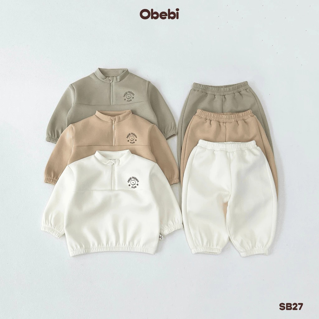 OBEBI - SET BỘ NỈ 2 MẶT AIR LAYER (90-120)