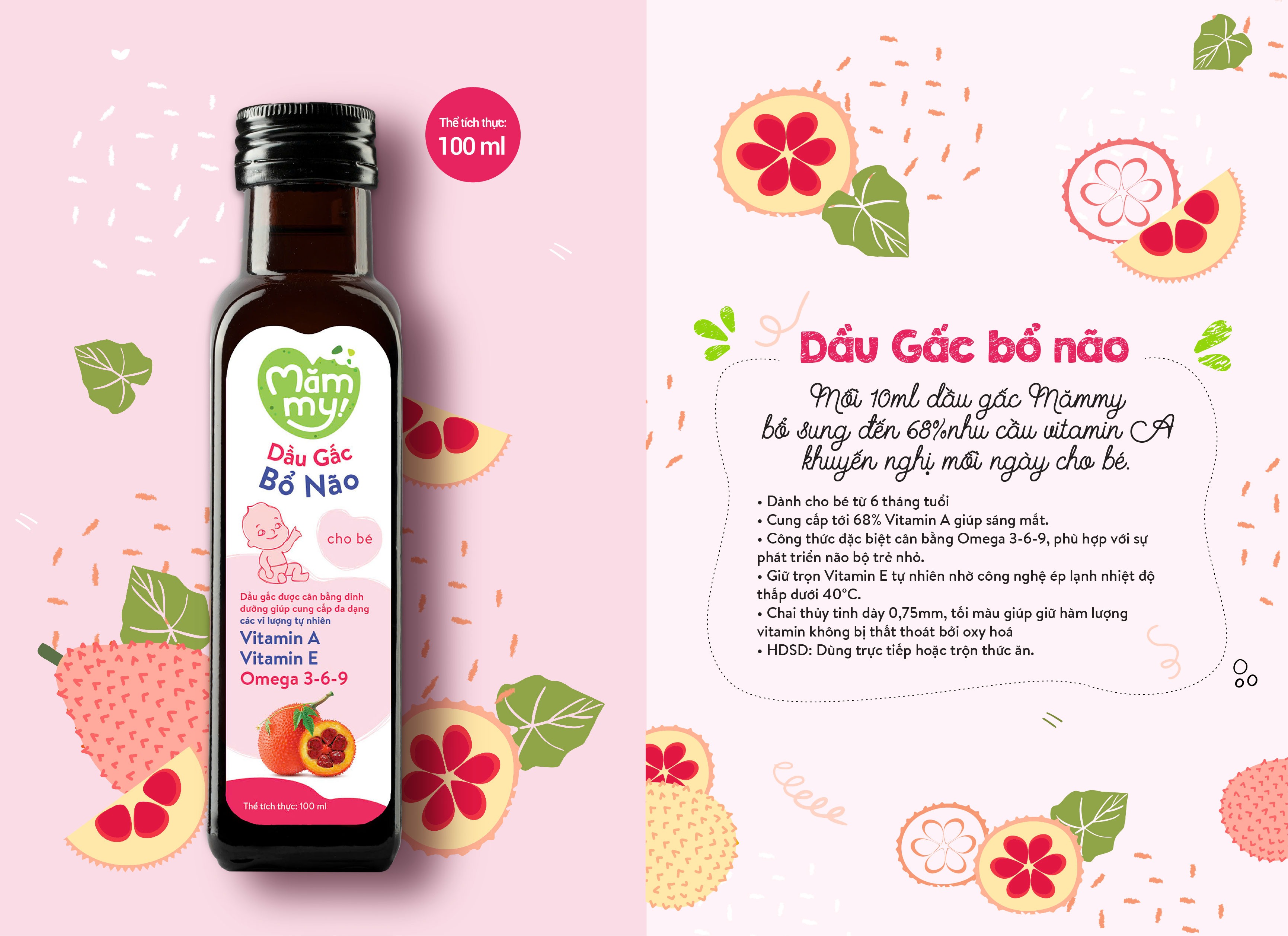 MAMMY - 6M+DẦU ĂN DẶM BỔ NÃO