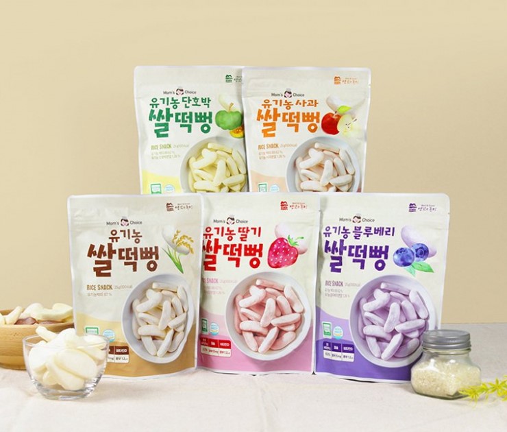 MOM'S CHOICE - 6M+BÁNH GẠO HỮU CƠ DẸT