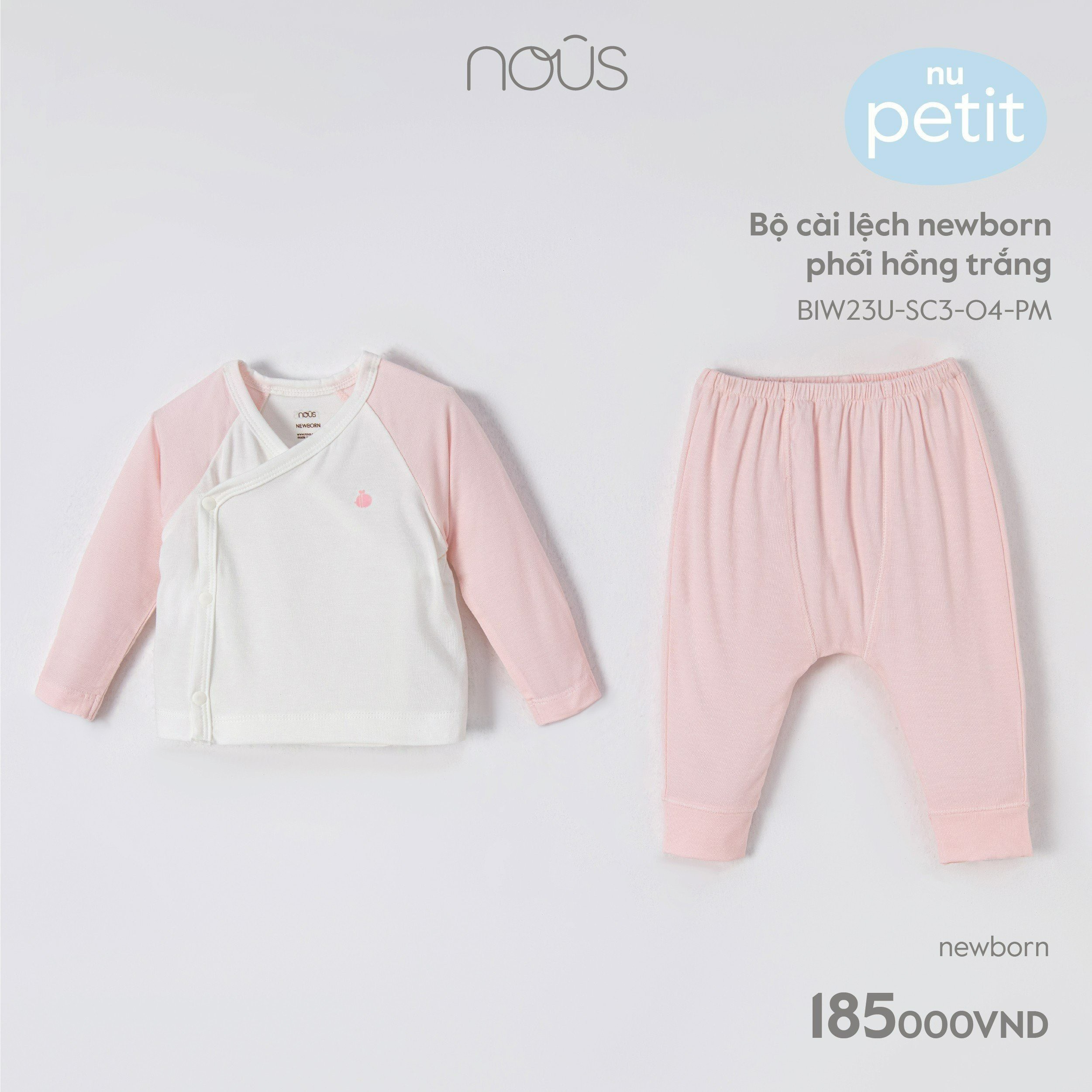 NOUS - BỘ CÀI LỆCH NEWBORN