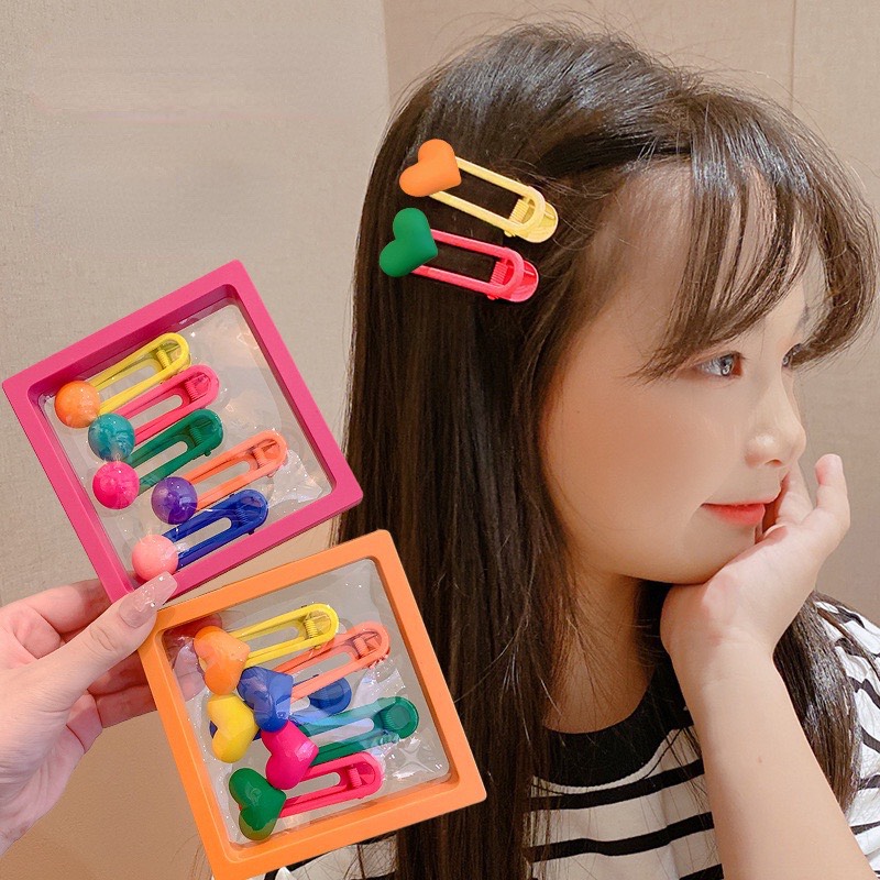 KK - KẸP TÓC HỘP SET 5 CÁC HÌNH