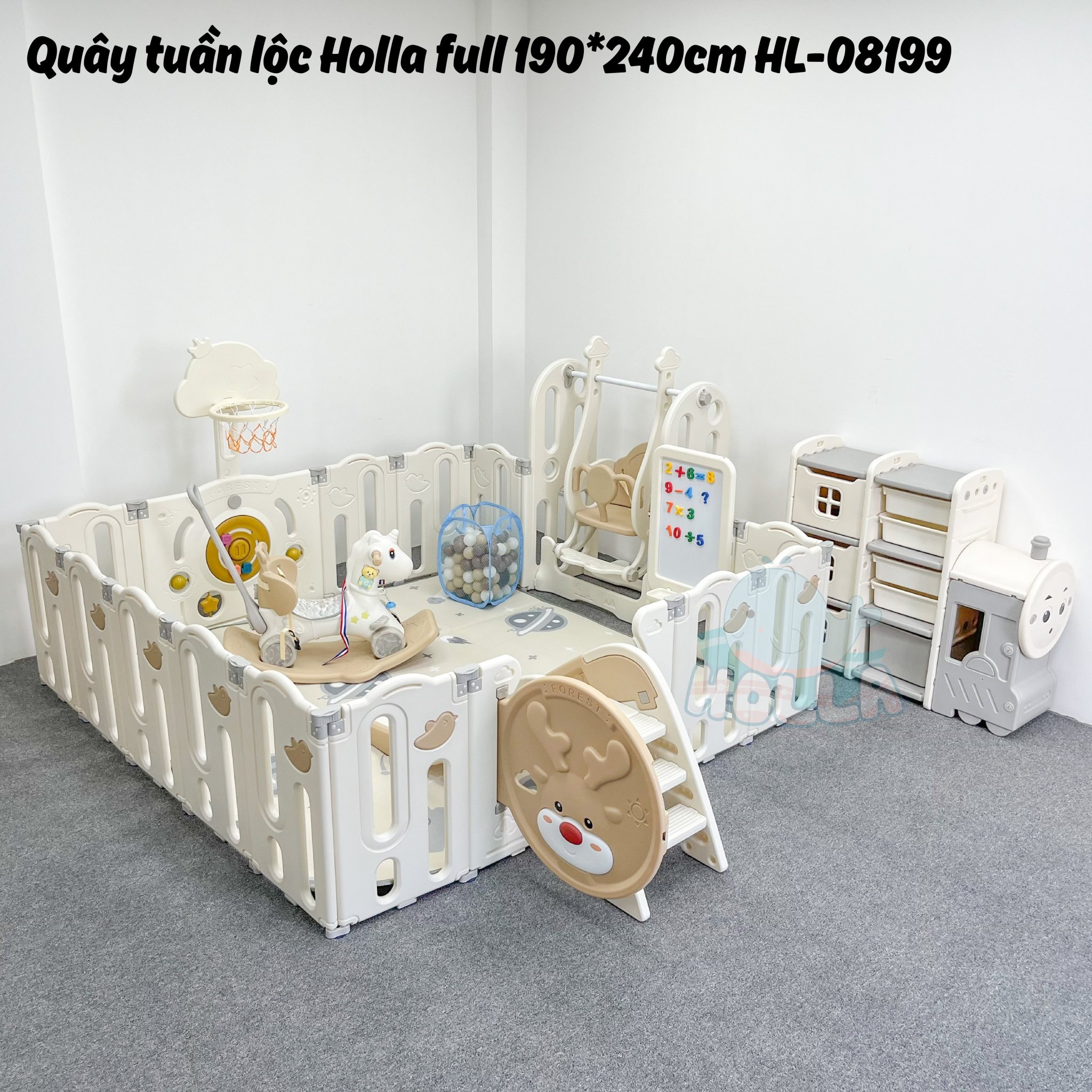 HOLLA - QUÂY BÓNG NHỰA TUẦN LỘC