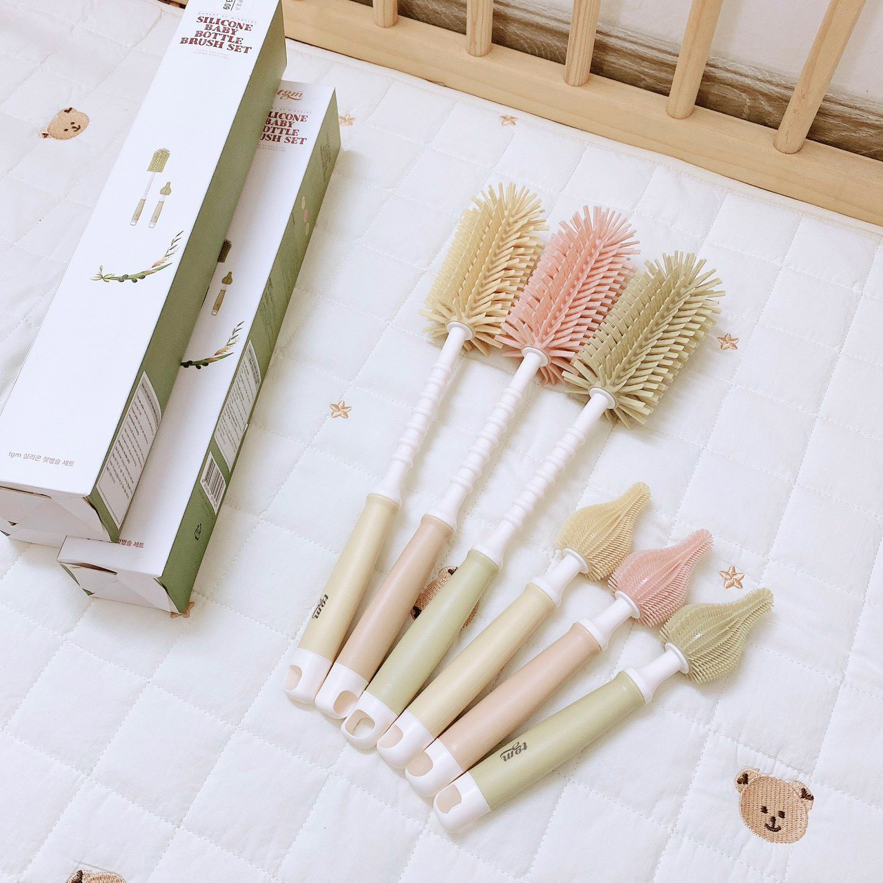 TGM - SET 2 CỌ BÌNH SILICONE