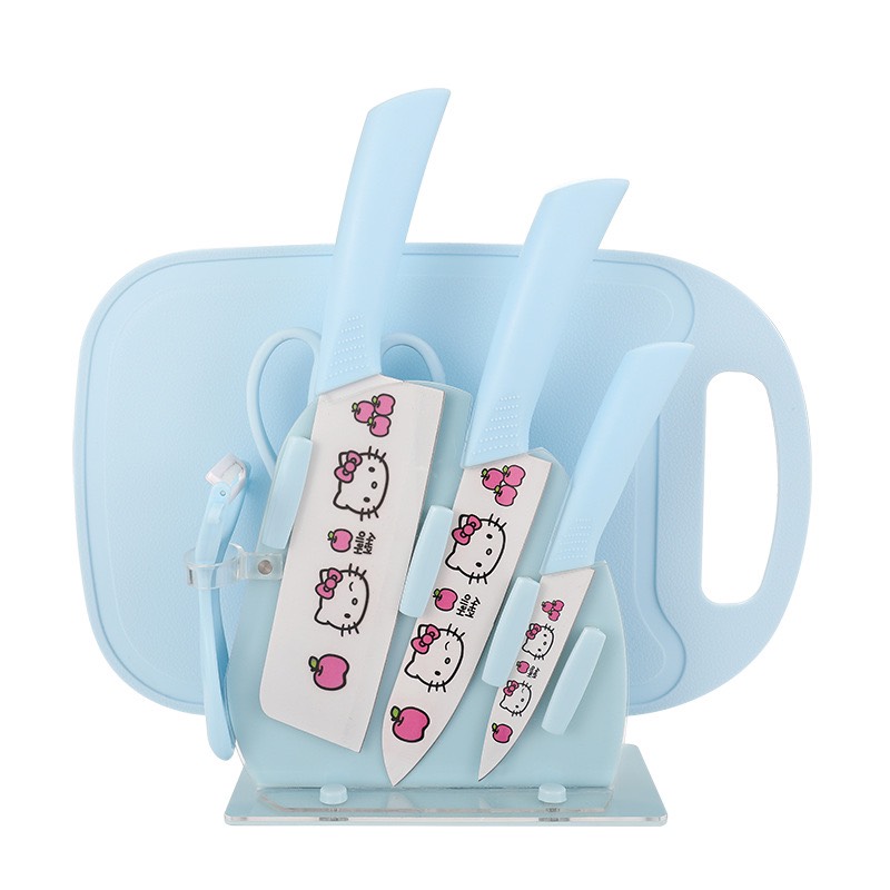 KK - BỘ DAO THỚT HELLO KITTY