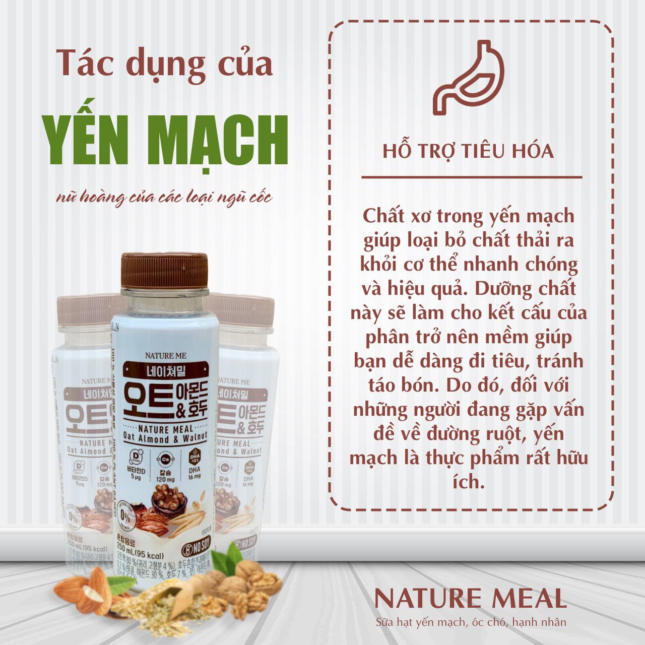 NATURE MEAL - 3Y+SỮA HẠT BẦU NGŨ CỐC