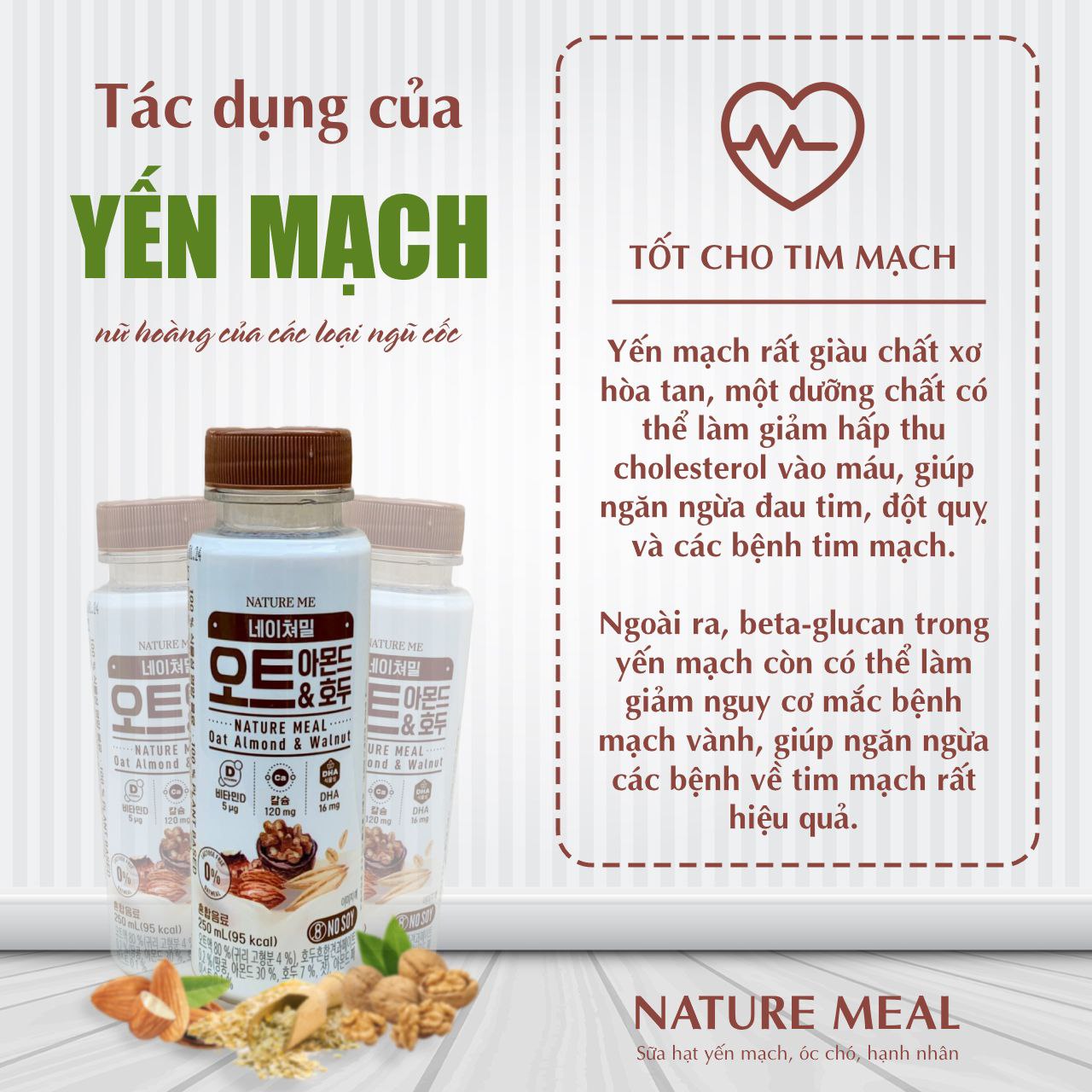 NATURE MEAL - 3Y+SỮA HẠT BẦU NGŨ CỐC