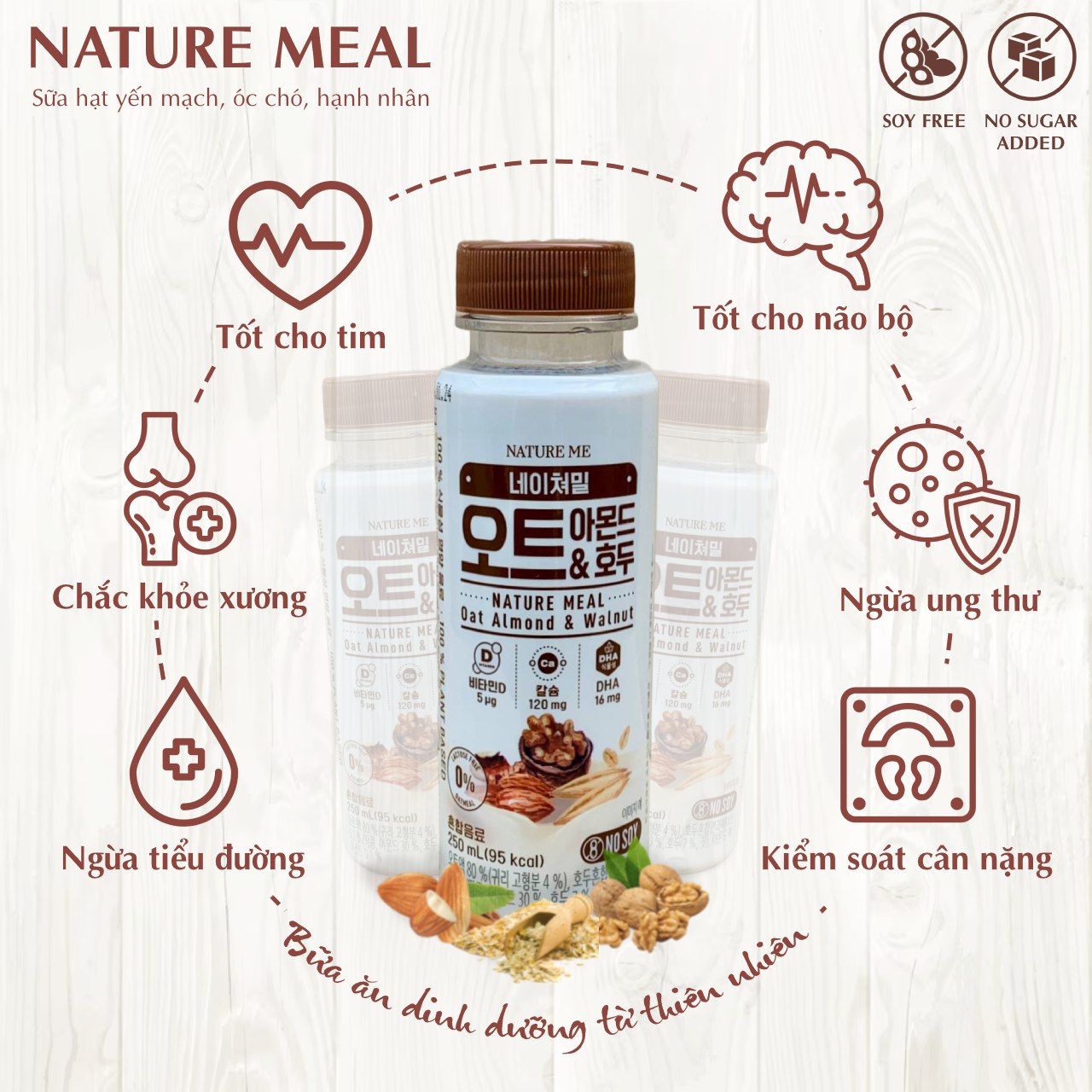 NATURE MEAL - 3Y+SỮA HẠT BẦU NGŨ CỐC