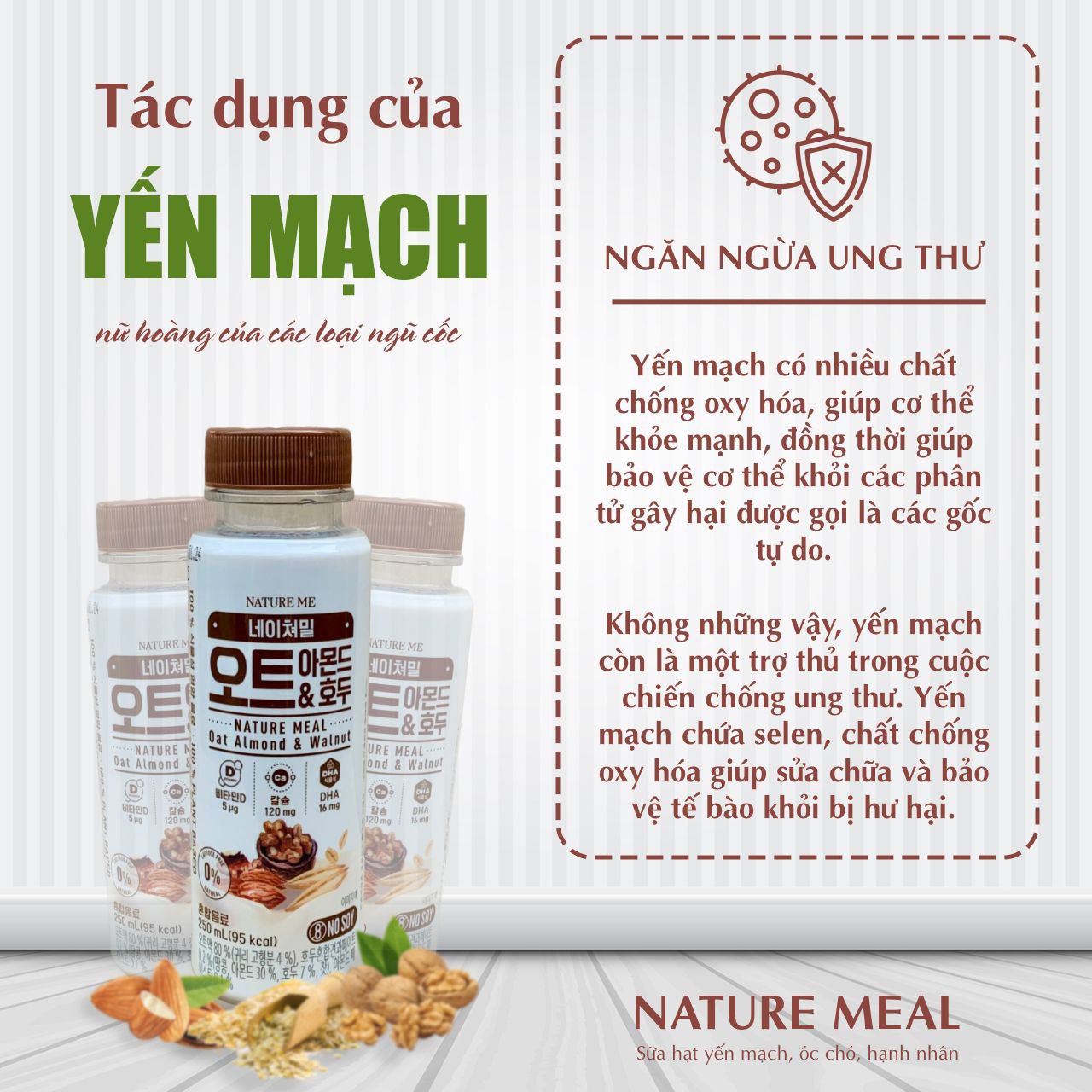 NATURE MEAL - 3Y+SỮA HẠT BẦU NGŨ CỐC